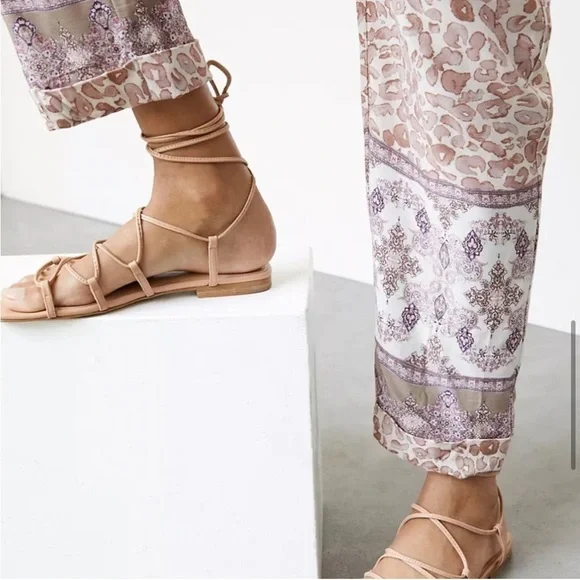 Anthropologie Ollari Tasseled Tapered Pants NWT - Picture 6 of 12